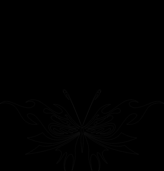 Free Download Vectors, Butterfly Vector Art 014 Free Laser Cut Vector