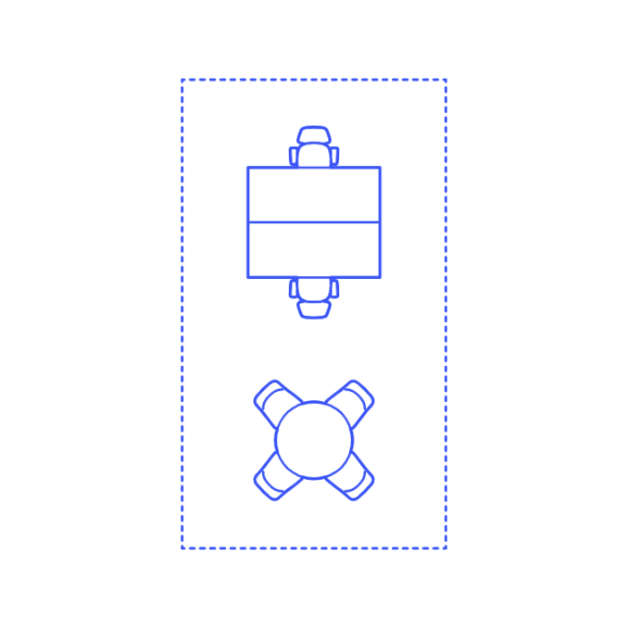 Free Download Vectors, Layouts Private Offices Shared Pair Center Meeting Line Tracing Svg Vector