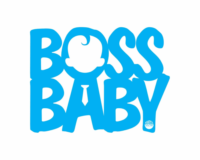 Free Download Vectors, The Boss Baby Sticker Free Laser Cut Vector